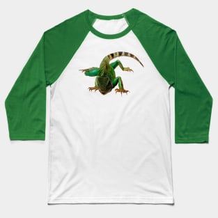 Green Iguana Baseball T-Shirt